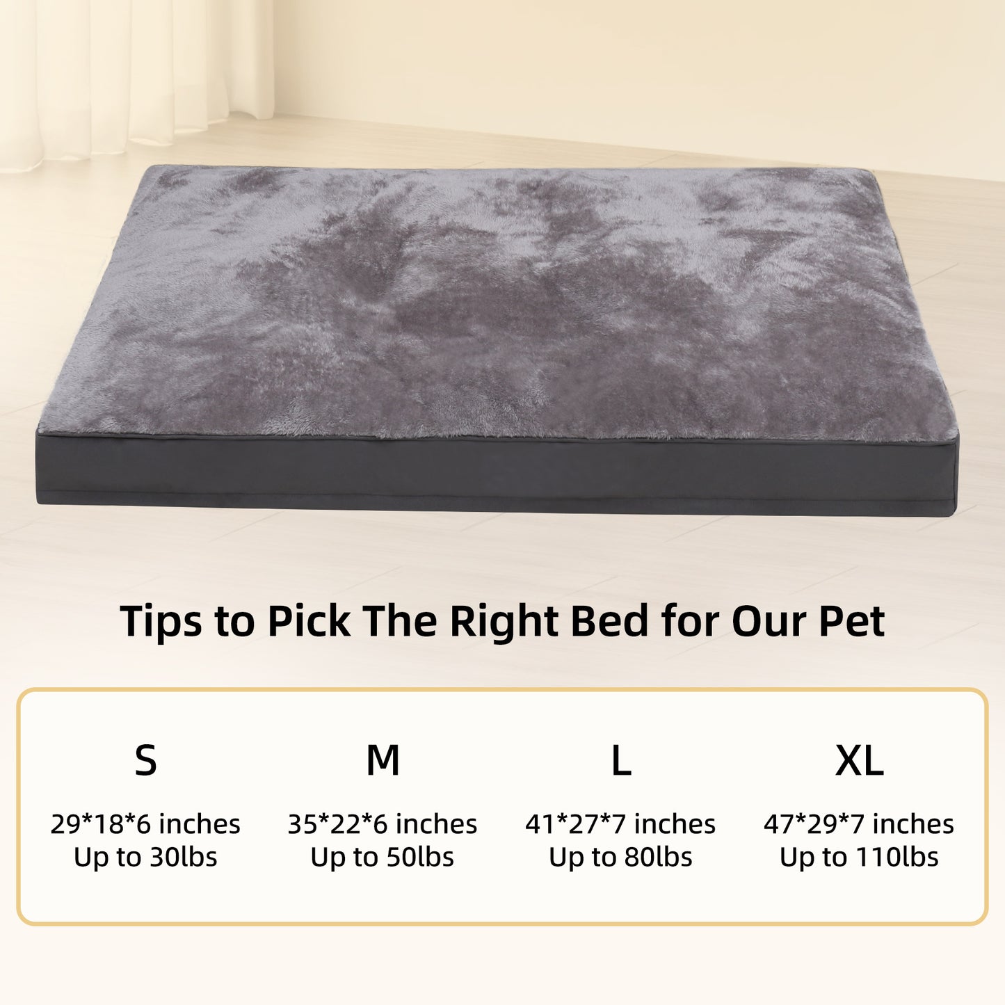 Walpetmar Waterproof Dog Bed